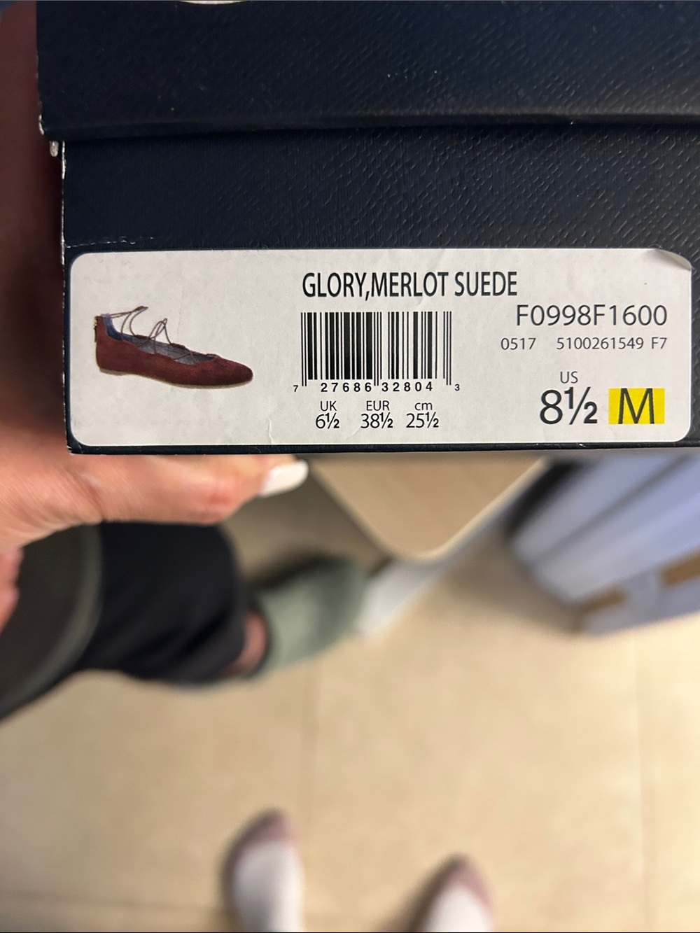 Dr. Scholl's Glory Merlot Suede Women's Sandals
